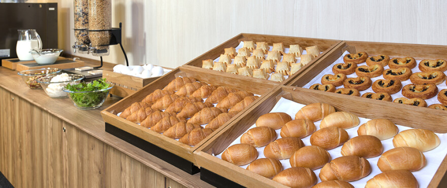 画像：朝食のご案内