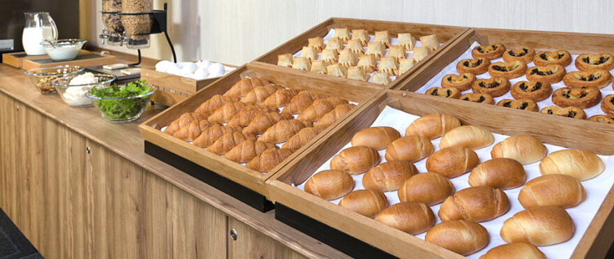 画像：朝食のご案内