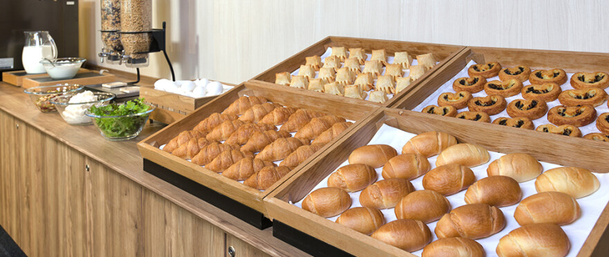 画像：朝食のご案内