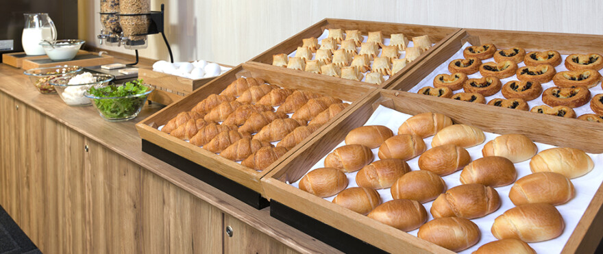 画像：朝食のご案内