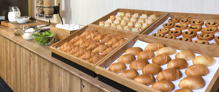 画像：朝食のご案内